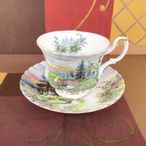 Royal Albert Dovedale Country Scenes Teacup And Saucer